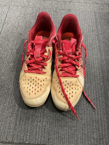 Used Under Armour Leadoff Bb Sb Cleats Red Junior 05.5 11614-s000231624