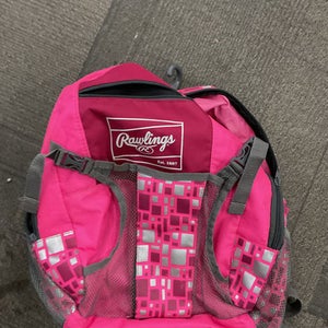 Used Rawlings Backpack Bb Sb Player Backpack Pink 11614-s000231612