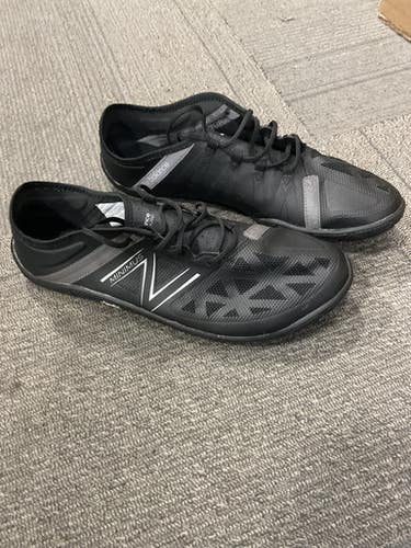 Used New Balance Minimus Soccer Indoor Shoes Black Senior 10.5 11614-s000231671