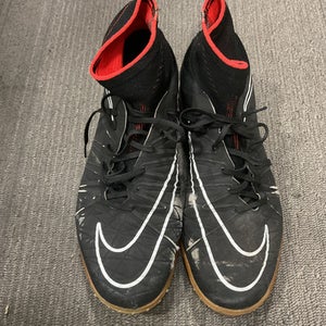 Used Nike Hypervenom X Soccer Indoor Shoes Black Senior 8.5 11614-s000233235