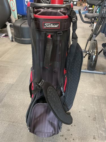 Used Titleist 14 Way Mens Stand Bag White Black Red 11614-s000234091