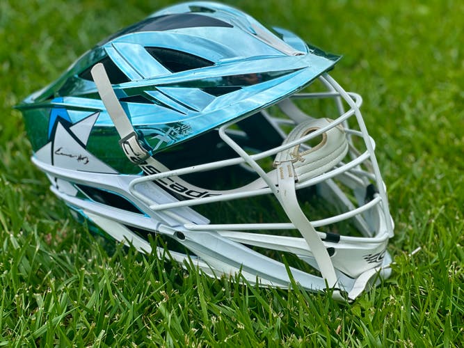 Cascade XRS Pro Helmet (Carolina Blue Chrome)