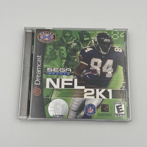 NFL 2K1 (SEGA Dreamcast, 2000) Complete CIB W/ Manual - **NEAR MINT**
