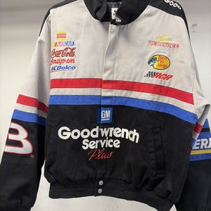 Dale Earnhardt #3 Chase Authentics NASCAR Racing Jacket Good wrench Mens Small