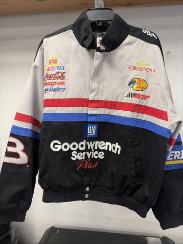 Dale Earnhardt #3 Chase Authentics NASCAR Racing Jacket Good wrench Mens Small