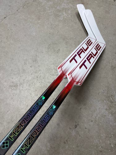 2 PACK 25” Paddle Senior True 9X4 Hzrdus Goalie Stick Pro Stock