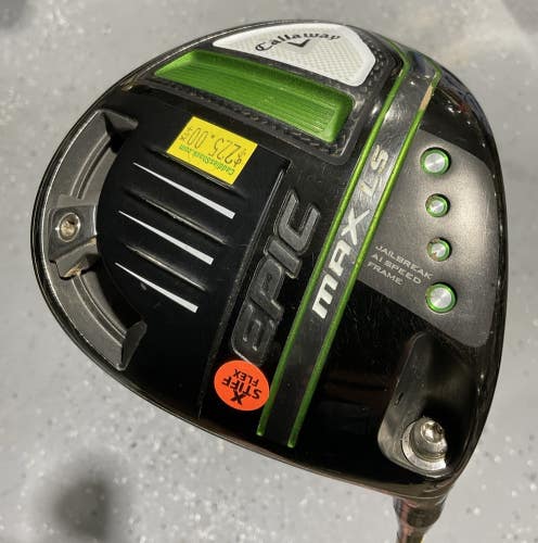 Callaway EPIC MAX LS 9 Driver 45.5" MMT TYPE-304XX 70X Extra Stiff Flex RH USED