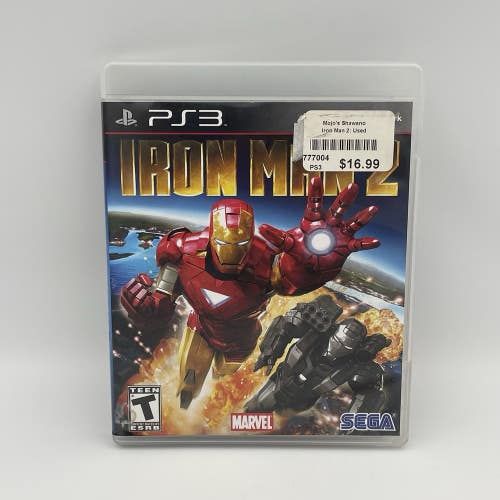 Iron Man 2 (Sony PlayStation 3, 2010) PS3 Complete CIB W/ Manual - Tested VGC
