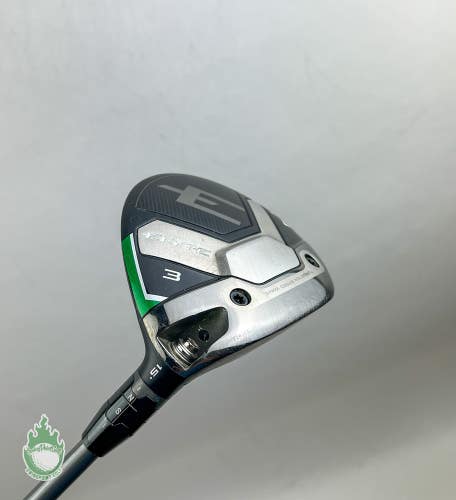 Right Handed Callaway ELYTE 3 Wood 15* Denali 70g Stiff Graphite Golf Club
