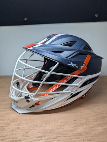 Dark Blue/Orange Cascade XRS Helmet (Used)