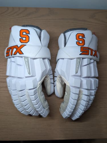 Syracuse Team Issued STX Surgeon RZR Lacrosse Gloves (New)