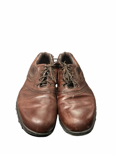 Used Foot Joy Mens Golf Shoes Brown Senior 11.5 11834-s000052123