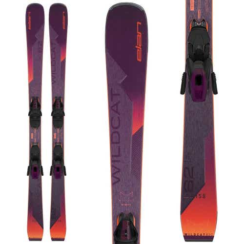 New 2023 Elan Wildcat 82C skis w/ ELW 9.0 GW bindings; Size: 164