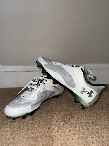 Adult Under Armour Command Mc Low Top (New) white and green
