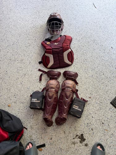 Red All Star Classic Pro Catcher's Set (Used)