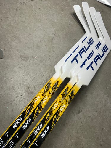 4 Pack 25.5” Paddle Senior True Catalyst 9x3 Goalie Stick Pro Stock