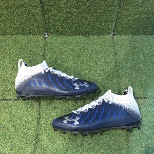 Men's 11.0 Under Armour Spotlight Lux MC "Midnight Navy" Cleats (New)
