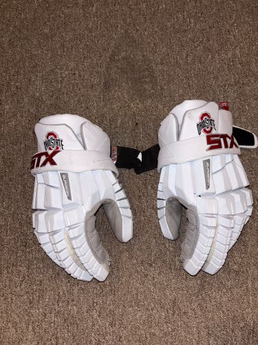Game Worn OSU STX Surgeon 500 Lacrosse Gloves (Used)
