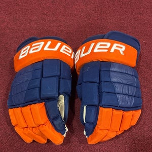 New York Islanders Bauer Pro Series Gloves 15" Pro Stock Item#PSBB15PS
