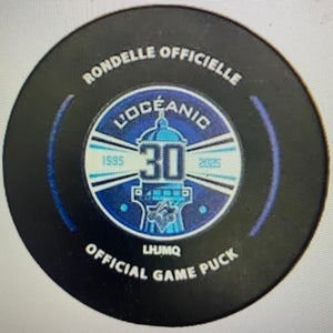 Rimouski Oceanic 30th Anniversary puck