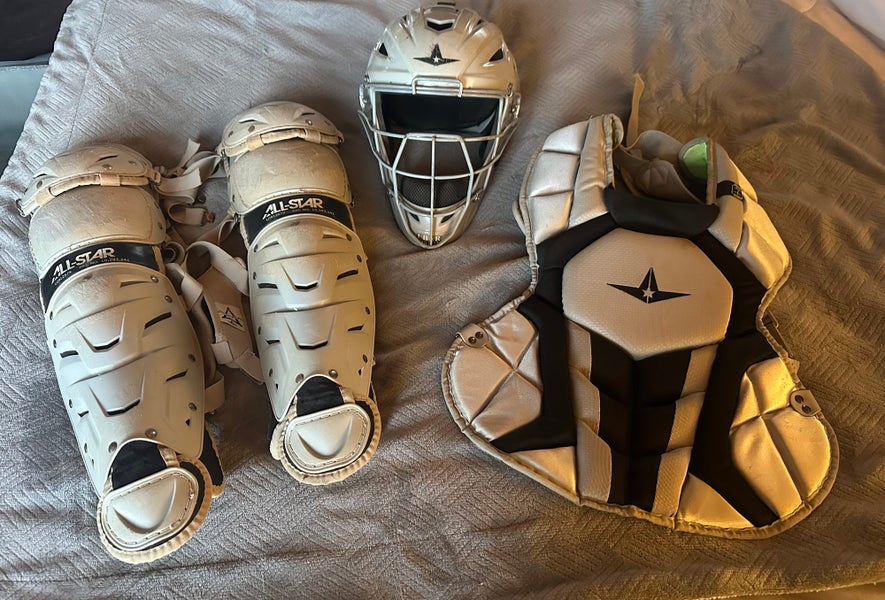 Grey All Star System 7 Axis Catcher's Set (Used)
