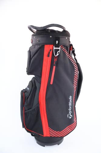 TaylorMade RBZ Speedlite 14-Way Cart Golf Bag, Black / Red NEW w/Tags