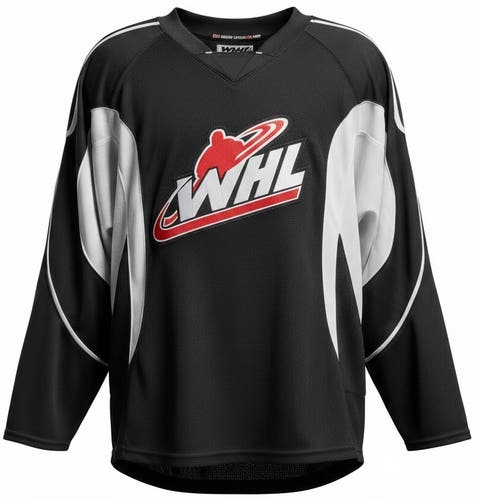 Reebok Edge Pro Stock WHL Practice Jerseys Goalie Cut Black 7936