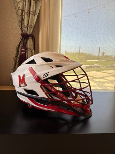 Maryland Terps White Cascade S Helmet (New)