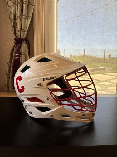 Cornell Big Red White STX Stallion 500 Helmet (New)