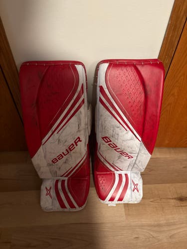 Medium Bauer Vapor 2X Goalie Leg Pads (Used)