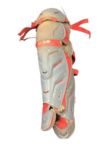 Used All-star Catchers Leg Guards Catchers Leg Guards Red Adult 11846-s000105933