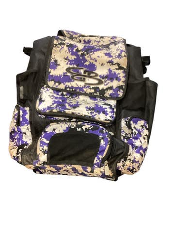 Used Boombah Purple Wheeled Bag Bb Sb Player Wheeled Bag Purple 11846-s000105891