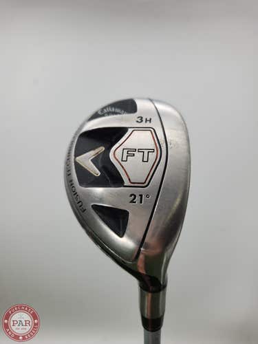 2008 CALLAWAY FT 3 HYBRID 21* STIFF FUJI M FIT ON FAIR