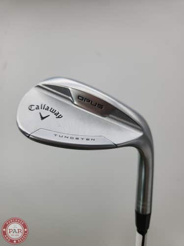 2024 CALLAWAY OPUS PLATINUM CHROME WEDGE 58*/8Z STIFF DYNGOLD 34.5" DEMO