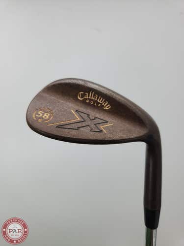 2008 CALLAWAY X FORGED VINTAGE WEDGE 58*/9 WEDGEFLEX CALLAWAY FORGED 34.75" FAIR