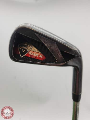 2011 CALLAWAY RAZR X BLACK 5 IRON UNIFLEX STOCK STEEL 37.5" GOOD