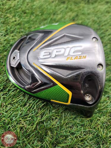 2019 CALLAWAY EPIC FLASH DRIVER 9* CLUBHEAD ONLY GOOD