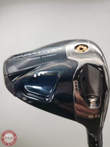 2023 CALLAWAY PARADYM TRIP DMND DRIVER 9* STIFF MITSU TENSEI BLUE +HC DEMO