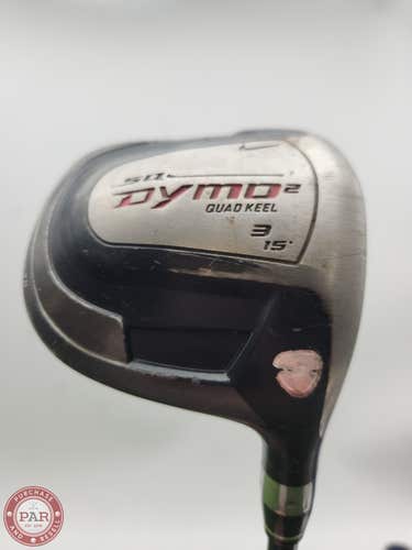 2009 NIKE SQ DYMO 2 3 WOOD 15* STIFF UST AXIVCORE 70G FAIR