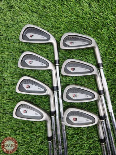 2007 WILSON STAFF CI-6 IRON SET 3-PW REG TT TAPER TECH-CL R FAIR