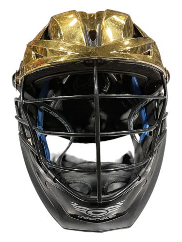 Used Cascade XRS Lacrosse Helmet Gold MD 11847-S000036036