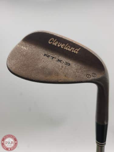 2016 CLEVELAND RTX3 TOUR RAW WEDGE 52*/10 STIFF STEEL 35.5" GOOD