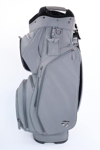 TaylorMade Golf Signature 14-Way Cart Bag Grey New Read