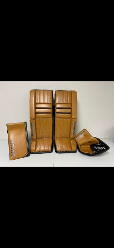 31" 2022 Custom INT Retro Battram Pads/ Custom Bauer X3 Glove/M5 Pro blocker Goalie Regular full set