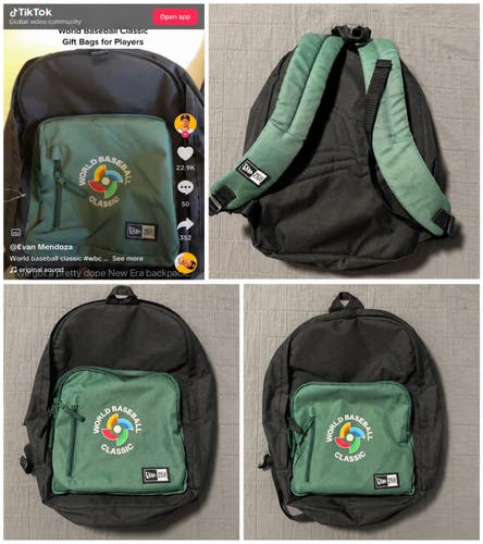 (RARE) World Baseball Classic WBC New Era Team Issued Player Backpack