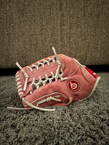 Bradley Next Play Youth Infield Baseball Glove Pink Gray LHT