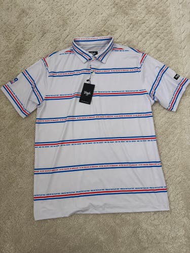 Waggle Golf Polo - USA Theme (New)