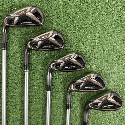 READ Taylormade M2 2016 Iron Set 6-PW SW Reax 45 Ladies Left Handed -1 Short