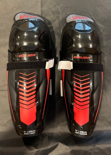 Junior Bauer Lil Sport 11" Shin Pads (New)