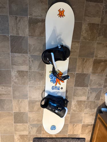 GNU headspace Snowboard Park With Bindings Soft Flex Directional 155 cm (Used)